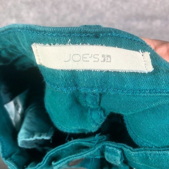 Joes Mid Rise Skinny Ankle Jeans Women's 25 Green Stretch Denim Casual - Picture 6 of 13